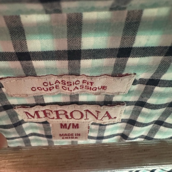 Merona Men’s M Button Down - Picture 3 of 3